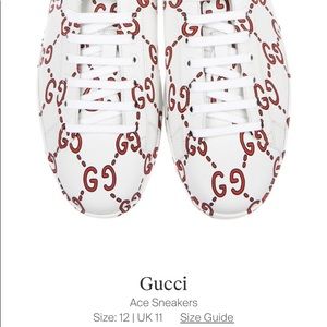 Gucci shoes size 12 (11 UK)